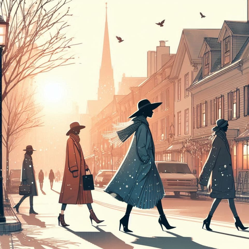 For a Sunrise Through Evergreens