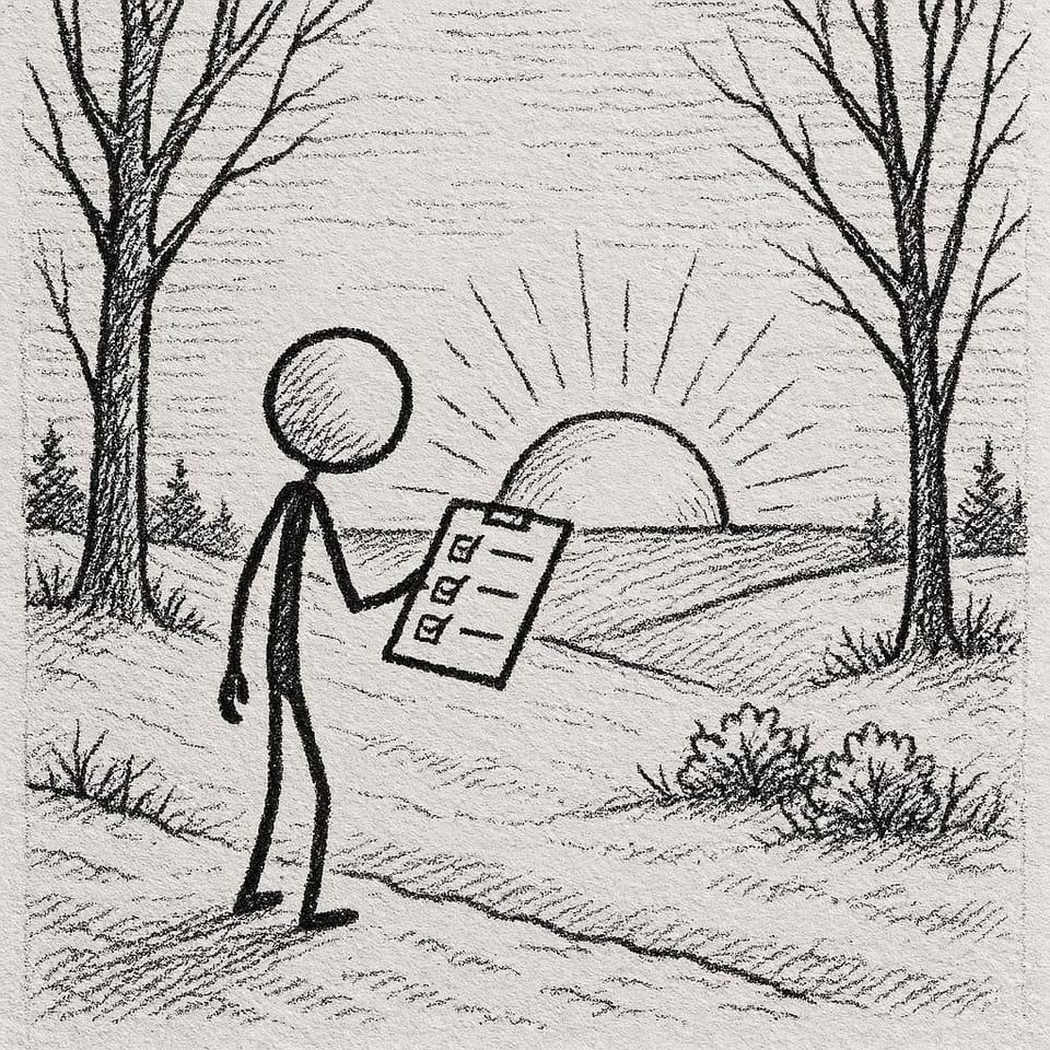 For a Checklist Some Other Day